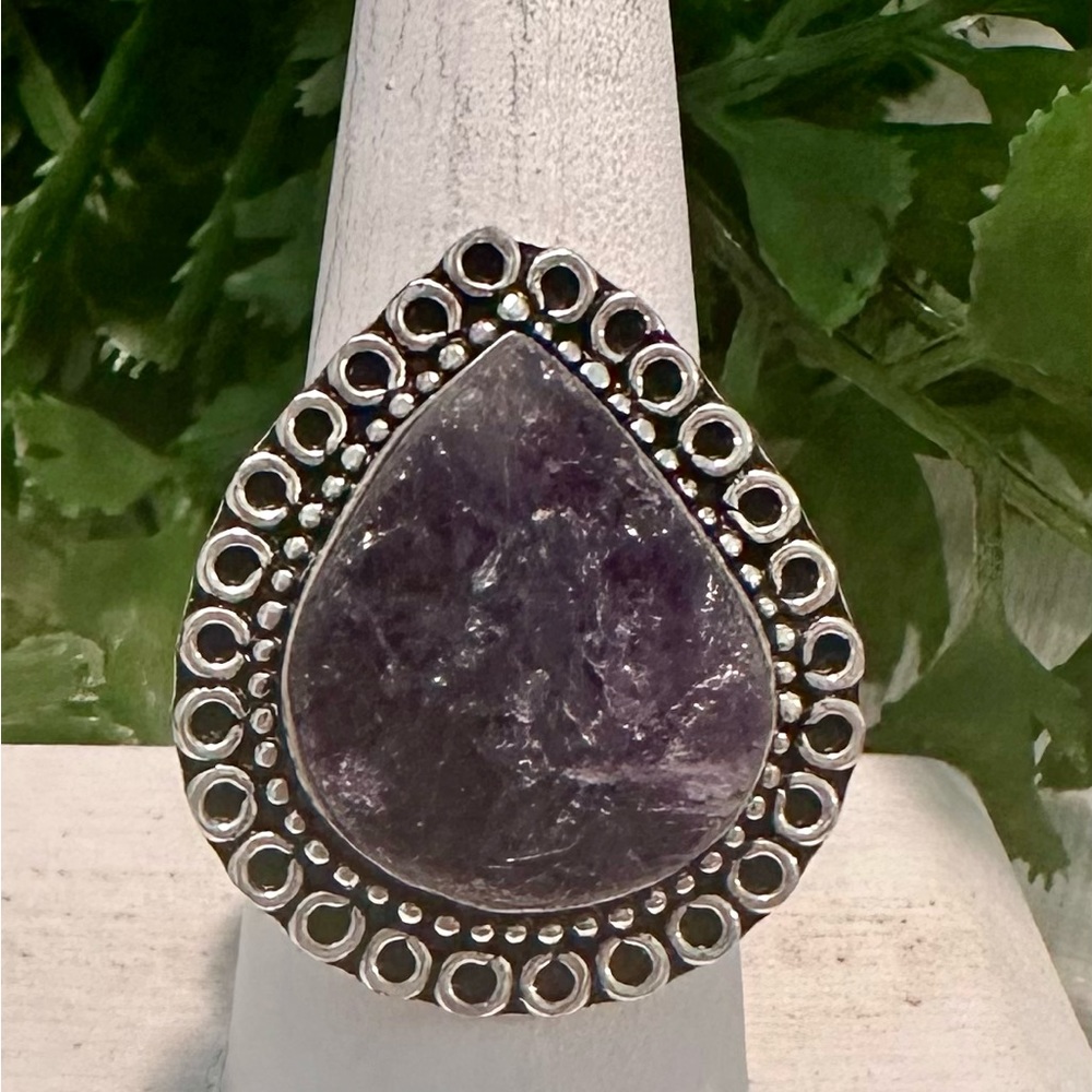 Amethyst Stone Ring - image 4